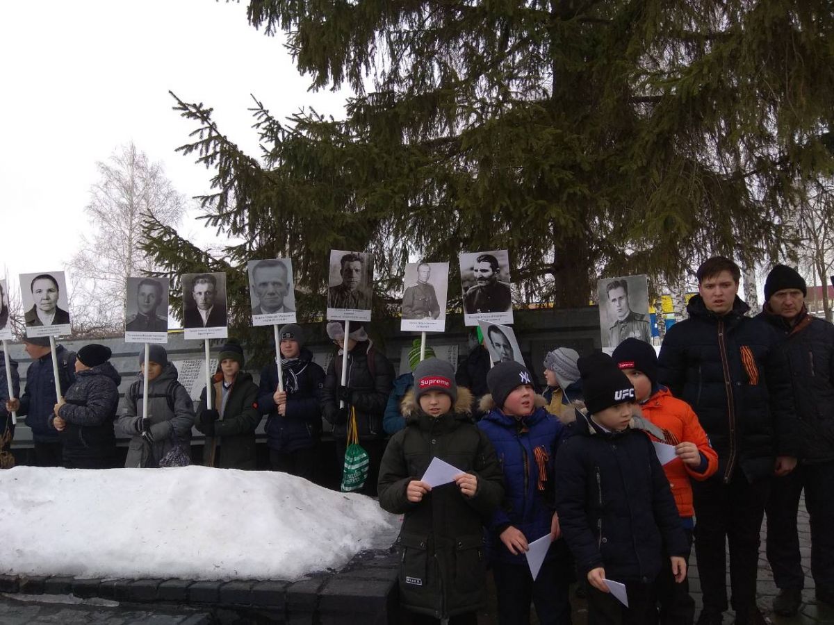 Сегодня, 5 февраля учащиеся и преподавали приняли участие в праздновании 76-й годовщины освобождения Старооскольского городского округа от немецко-фашистских захватчиков