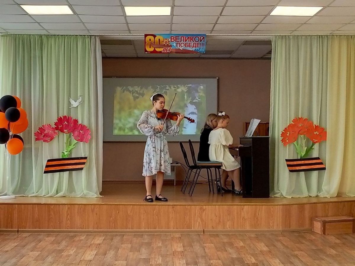 Отчетный концерт «Весна. Музыка. Победа!» в селе Песчанка